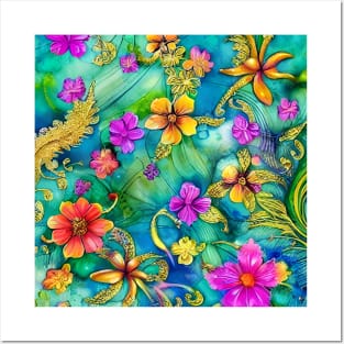 Floral Pattern Posters and Art